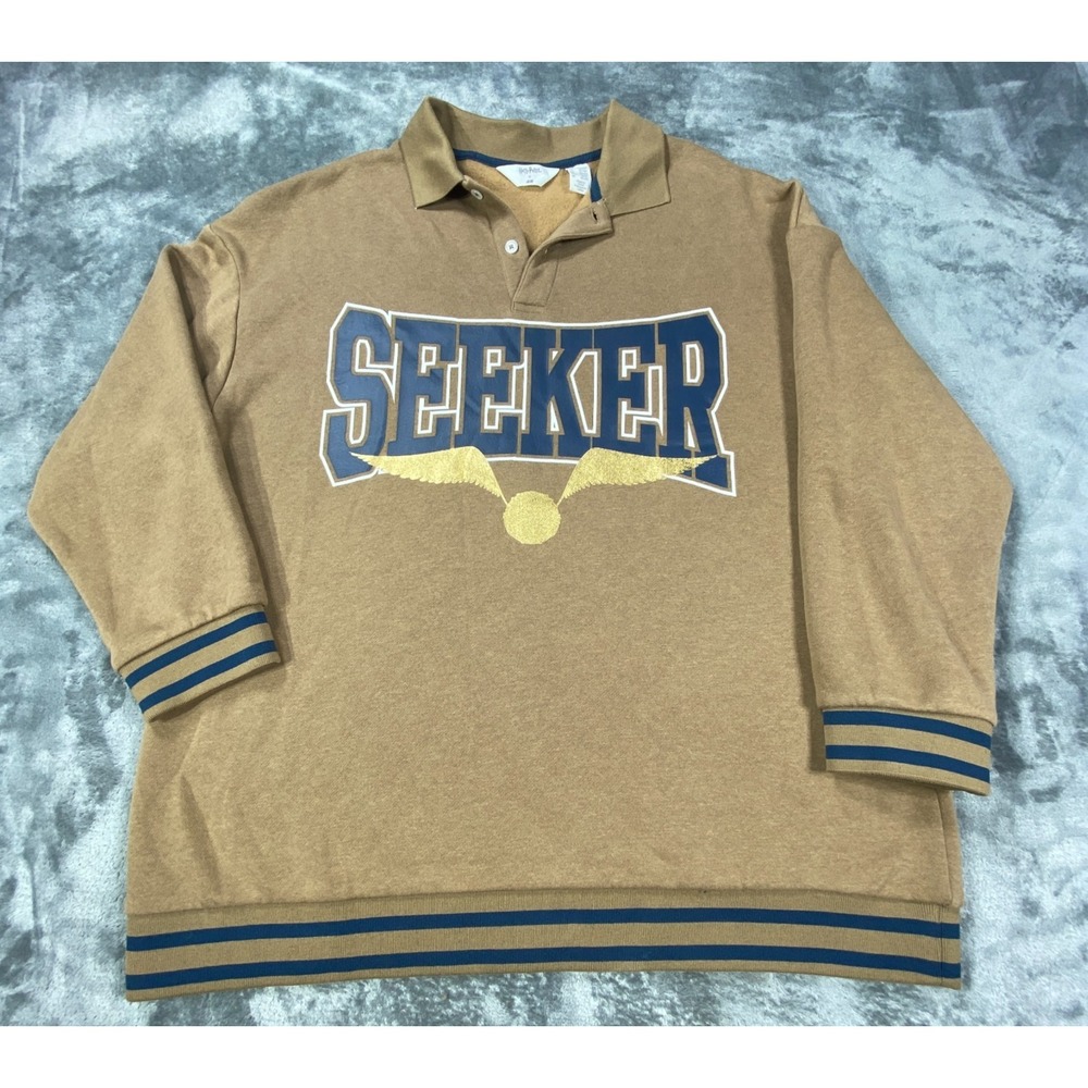 Harry Potter x H&M Sweatshirt Women 16/18 Wizarding World Fleece 3/4 Sleeve Cuff